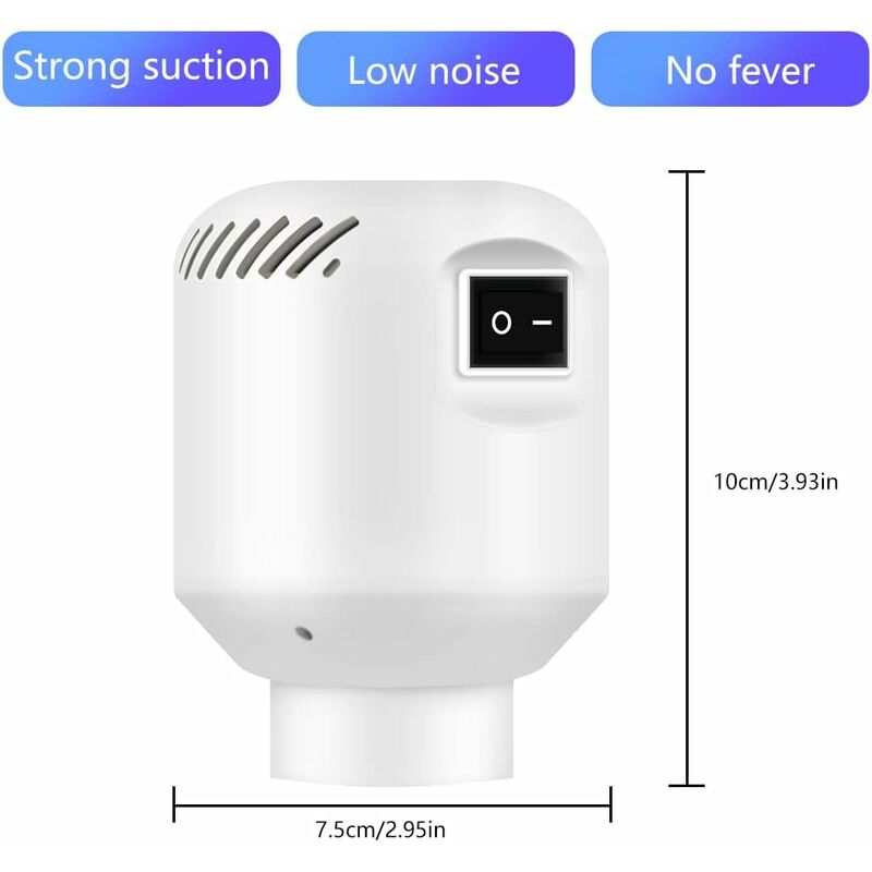 Electric Air Pump For Vacuum Storage Bags, 55W 220V Compression Bag Air Pump, Pa 45000 Air Pump (1 pcs)