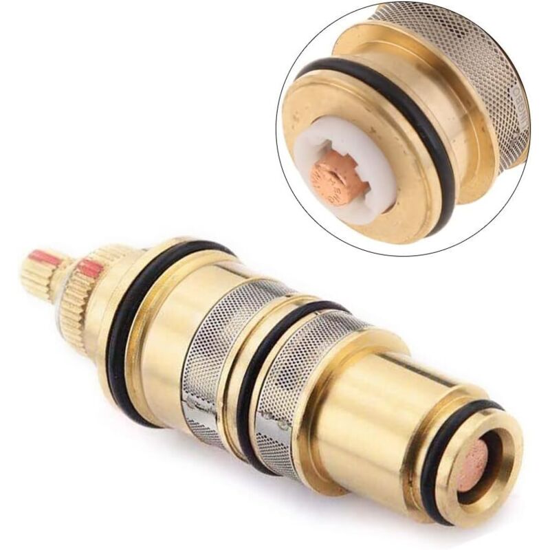 Brass Replacement Thermostatic Cartridge Shower Mixer Valve Bar Repair Kit Temperature Control For Shower Mixer Ba