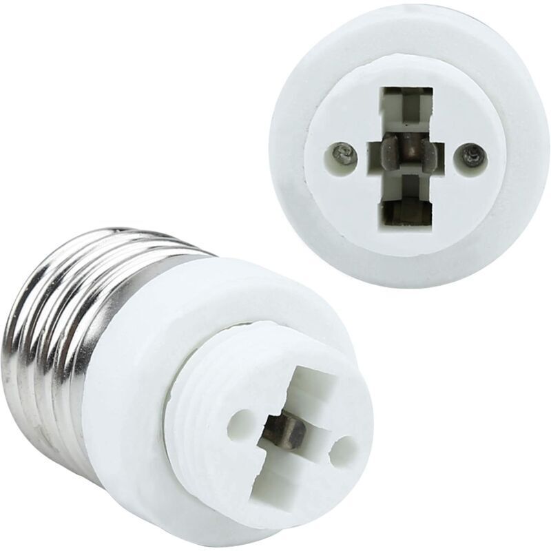 4X Lamp Socket Adapter E27 To G9 In White - 4 pcs Set Reformatting Converters For Lamp Sockets For Incandescent, LED,