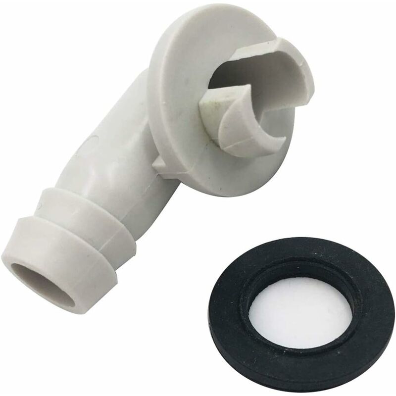 Air Conditioner Drain Hose Connector Elbow Fitting With Rubber Ring For Split Units And Window Units Ac 3/5 Inch (15Mm)