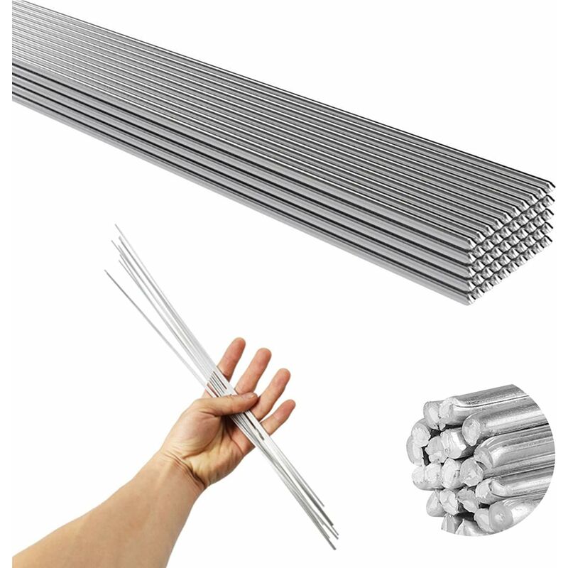 Welding ROd, 50 pcs 2.0Mm Low Temperature Aluminum Welding Electrodes - Easy Melt Welding ROds - Corrosion Resistance
