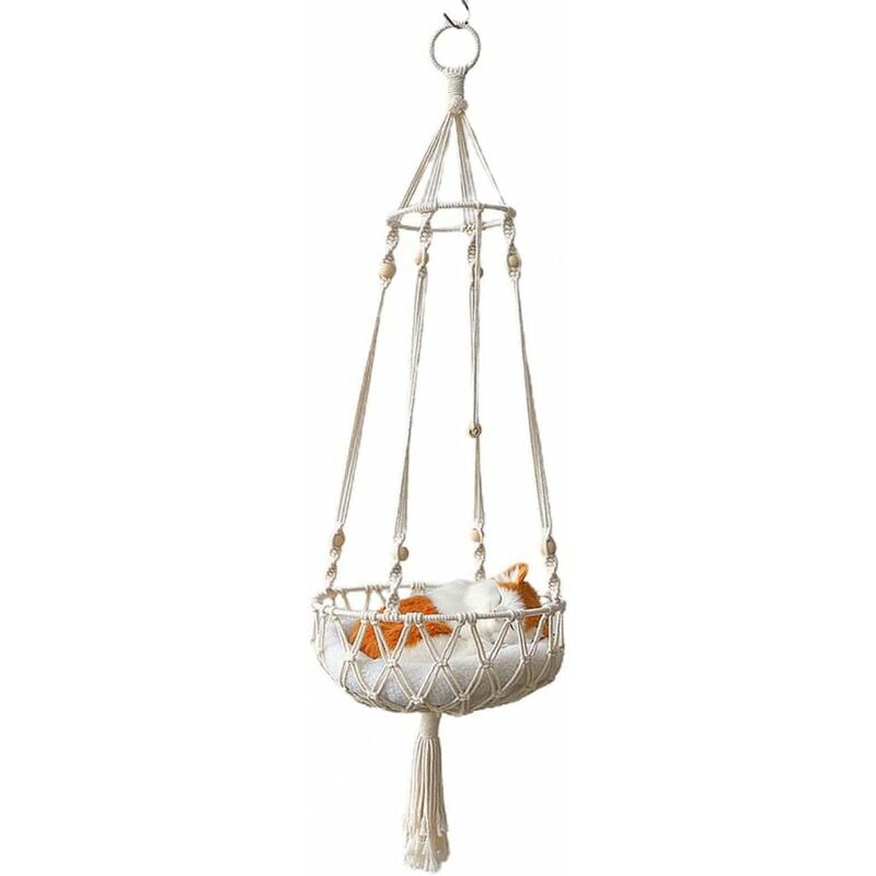 Hanging Cat Hammock - Indoor Cat Bed Cat Swing Nest Gifts For Cat Lovers