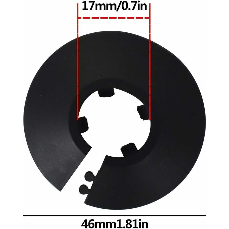 Plastic Radiator Garland, Tianhe 30 pcs Radiator Garland Pipe Cover Hot And Cold Water Gas Pipe Plastic Heating Pipe