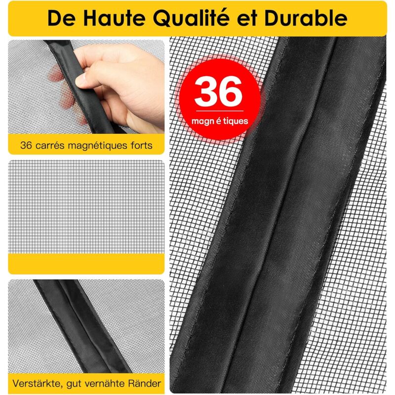 Magnetic Mosquito Net For Doors, Windows, Sliding Doors, Swing Doors, ROlling Doors, Caravans, Balconies, Motorhomes