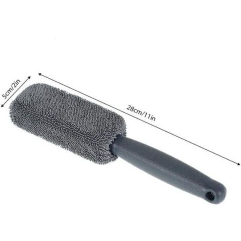 1 pcs Car Cleaning Brush Microfiber Wheel Brush Car Wash Detailing For Car Trunk Auto Brus Portable Motorcycle
