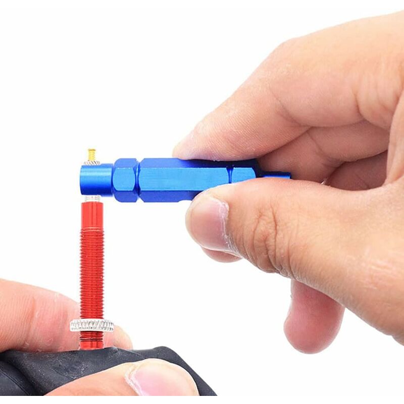 Bike Tube Tire Valve Core Removal Tool For Presta Schrader Bicycle Replace Valve Cores