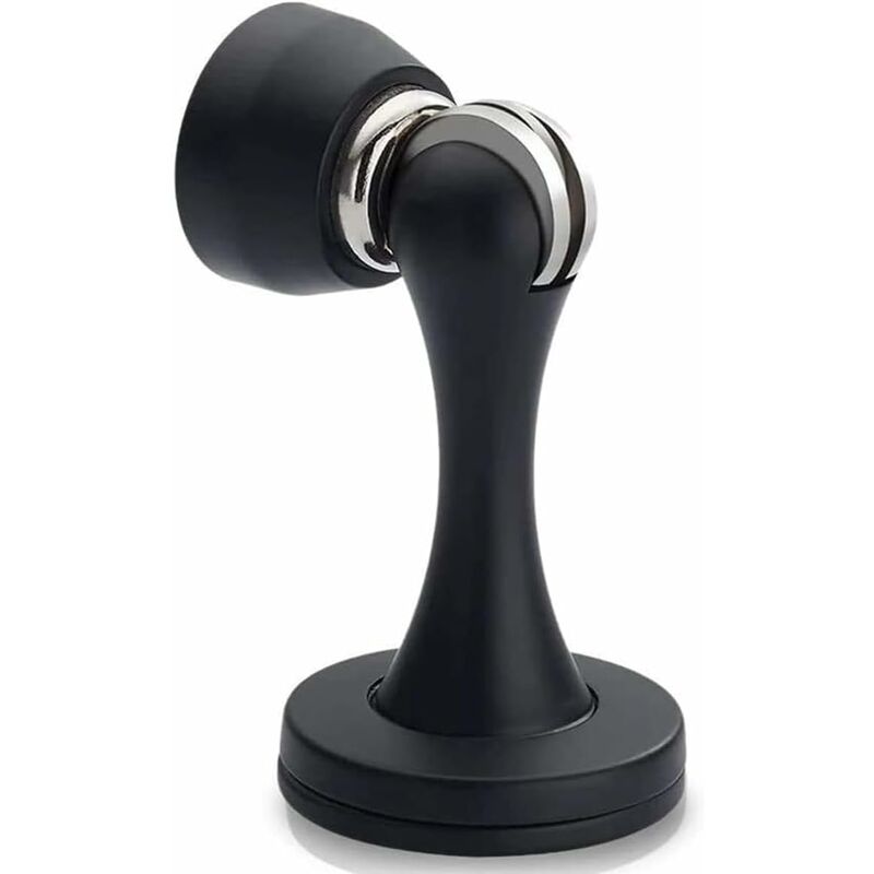 Magnetic Door Stop Brushed Stainless Steel Satin Nickel Black Floor Mounted For Bedroom Bathroom Kitchen Office