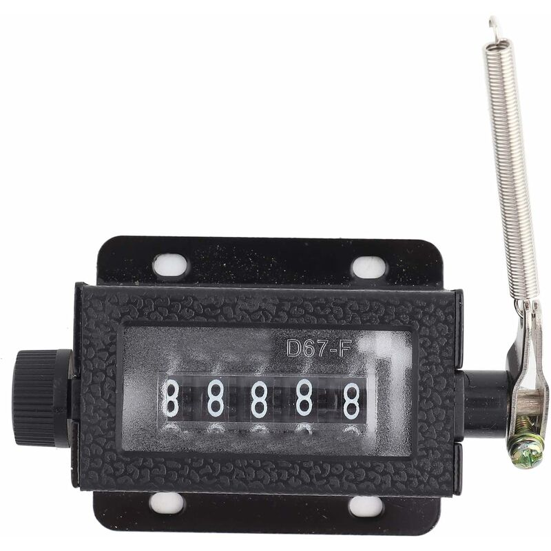 Digit Counter, Digit Display, D67‑F 5 Digit Mechanical Reset Manual Stroke Tally Counter