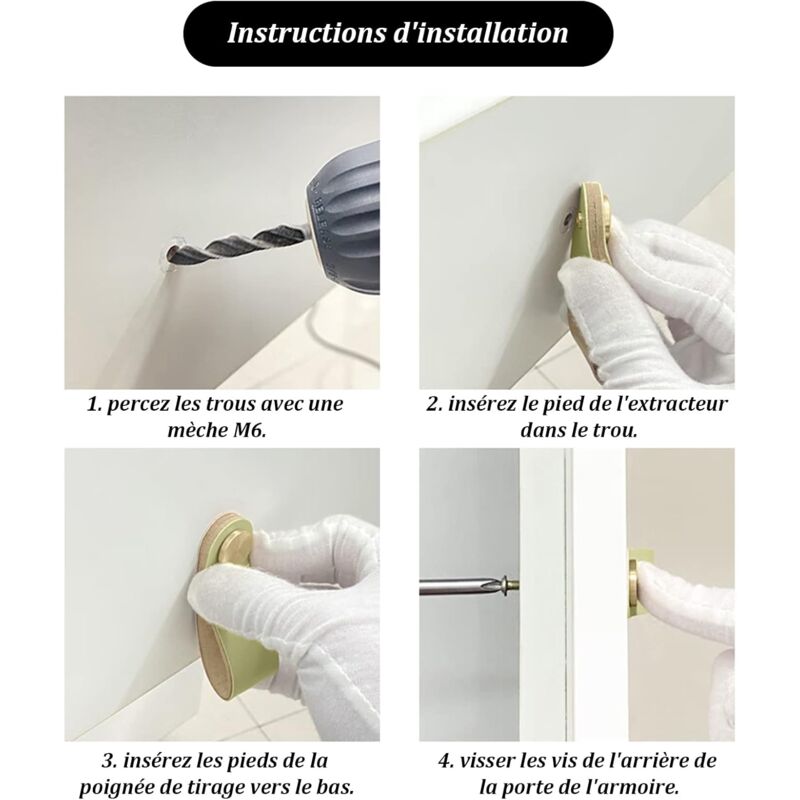 4 pcs Leather Handle Furniture Knobs Leather Handles Window Leather Door Knobs Wardrobe Door Knobs For Cabinets