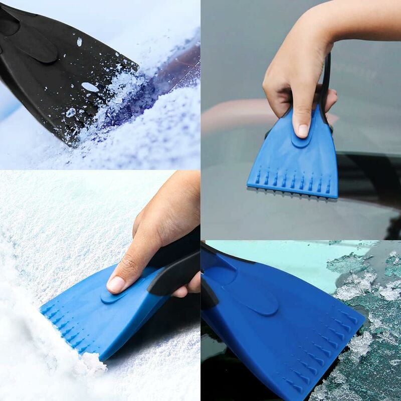 2 Pieces Frost Scraper Windshield, Strong And Durable Ice Scraper, Snow Scrapers For Car, With Non-Slip Handle For Car