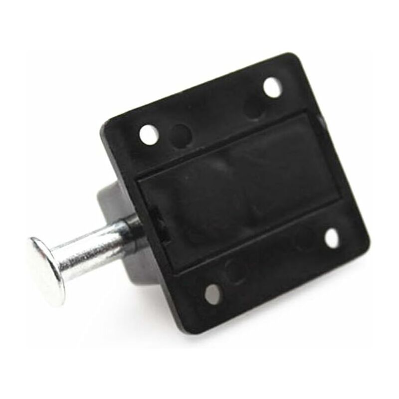 4 pcs Spring Window Cabinet Knob Automatic Door Latch Lock Furniture Cabinet Drawer Door Lock With Spring Knob