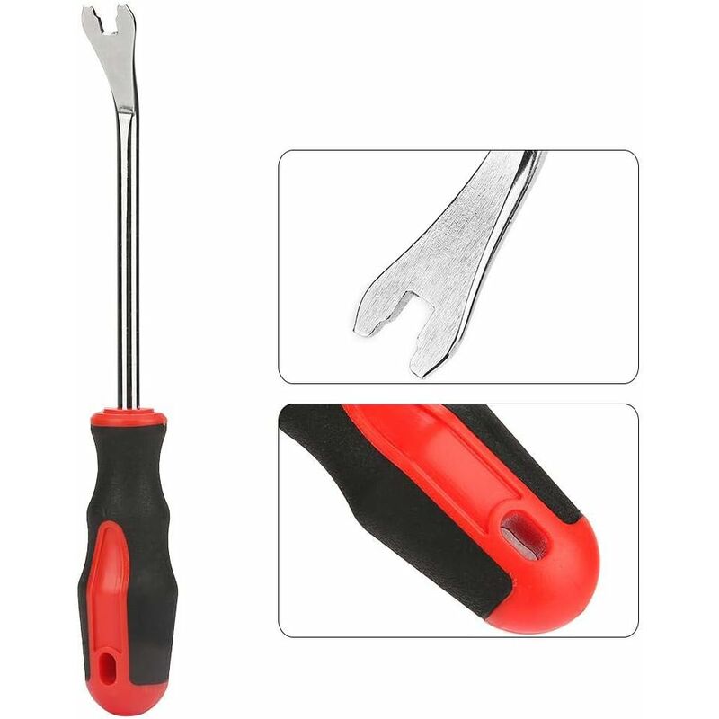 Buckle Screwdriver Removal Pliers Chrome Vanadium Alloy Steel Crowbar Repair Tool