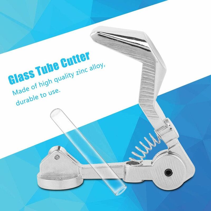 Glass Tube Cutter Glass Tube Cutter, Glass Tube Cutter, Durable Zinc Alloy Glass Tube Pipe Cutter Hand Tools