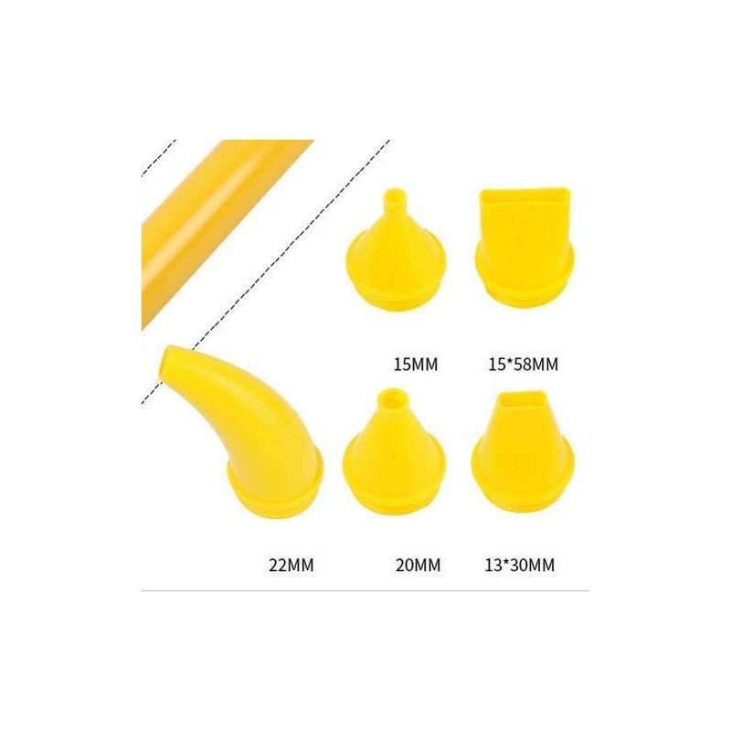 Mortar Gun, Cement Sprayer Cement Caulking Gun Cement Grout Gun Mortar Sprayer With 5 Nozzles For Lime Patio Paving