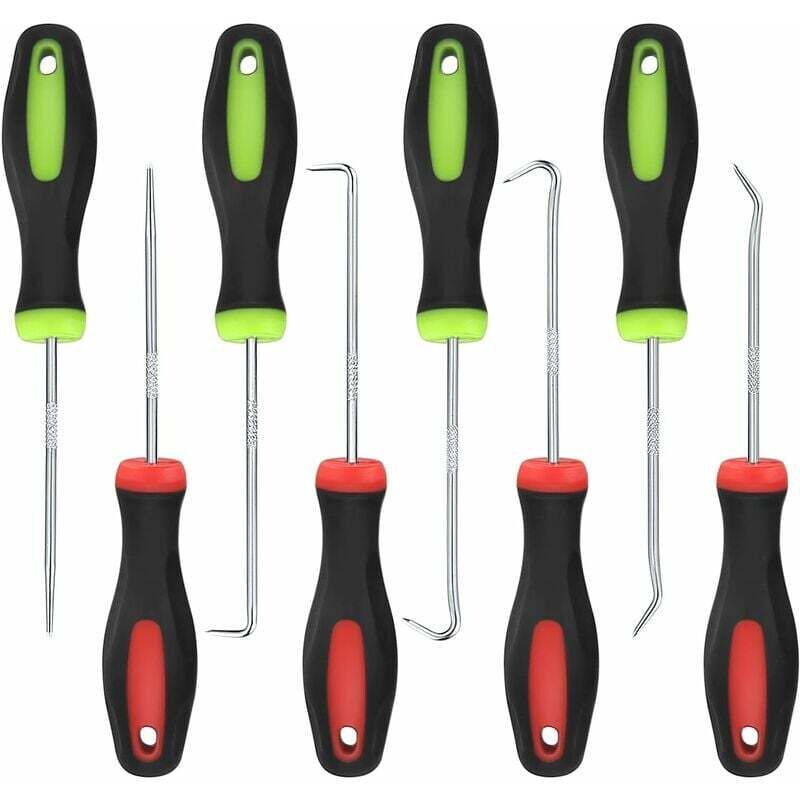 8 Pieces Precision Mechanics Pick And Screwdriver Set, Long Reach Hooks, Pick And Hook, Precision Picks And Hooks,