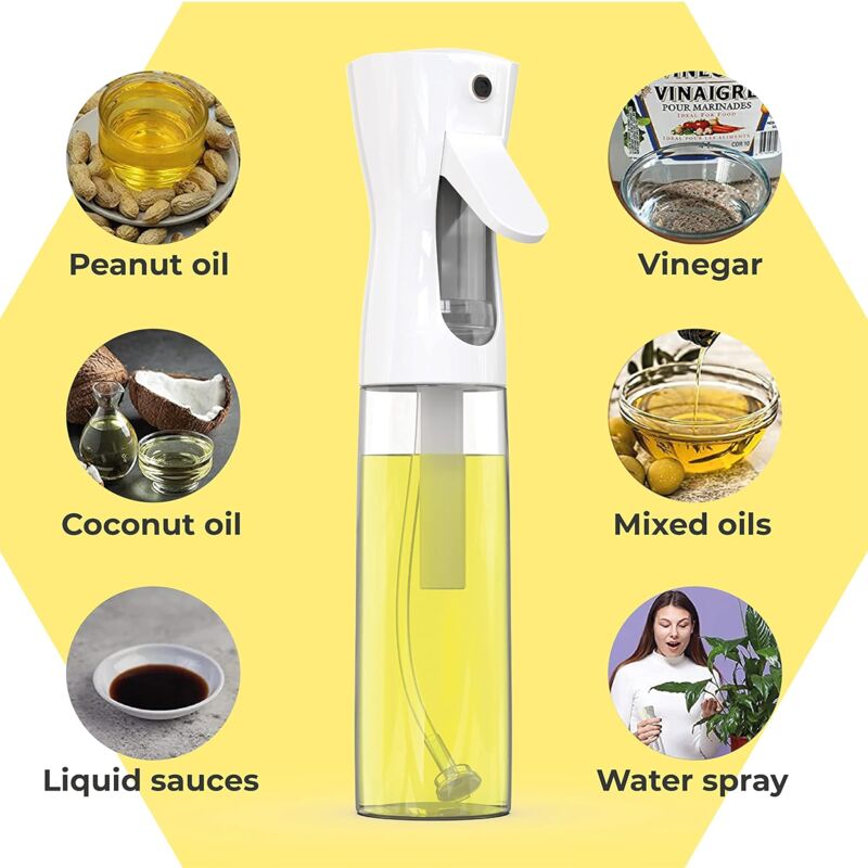 Olive Oil Spray Bottle. Cooking Spray For Salad, Pizza. 300Ml Oil Spray Bottle. Food Spray Bottle. Kitchen Accessories