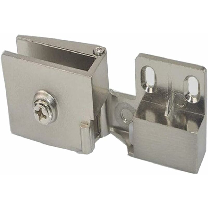 1 Pair Frameless Glass Door Hinges, Side Recessed Glass Cabinets, Shower Door Hinges, Furniture Glass Cabinet And Door