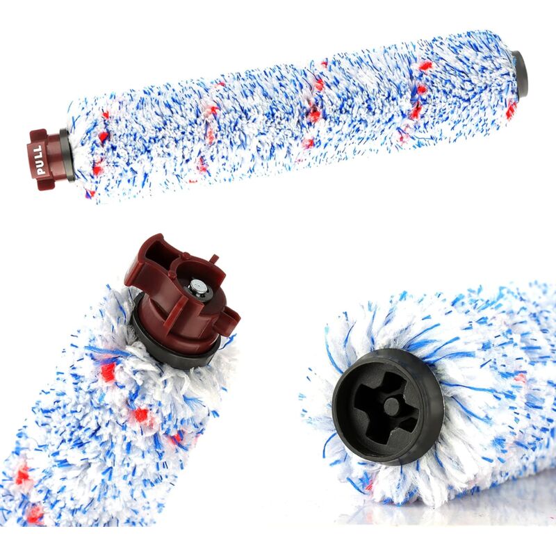 Replacement Accessories 2 Multi-Surface ROller Brush + 2 Filters For Bissell Crosswave 17132 And 2225N Series