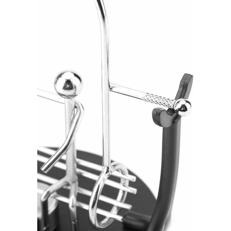 Electronic Perpetual Motion Shake Wiggle Device Swinging Balance Bicycle Physics Science Desk Toy