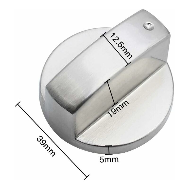 Parts Universal Metal Control Knobs Gas Stove Knob 6Mm Universal Control Knobs Stove Knob For Gas Stove Cooker Oven Hob