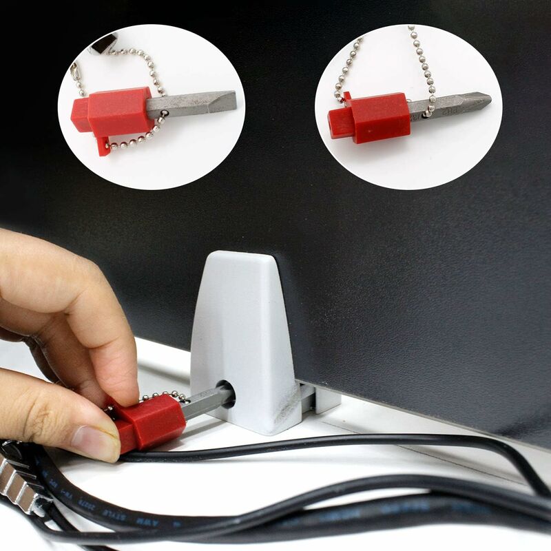 Universal Cross Wrench, Practical 4-Way Multifunctional Wrench, Silver Control Cabinet Key, Used For Water And