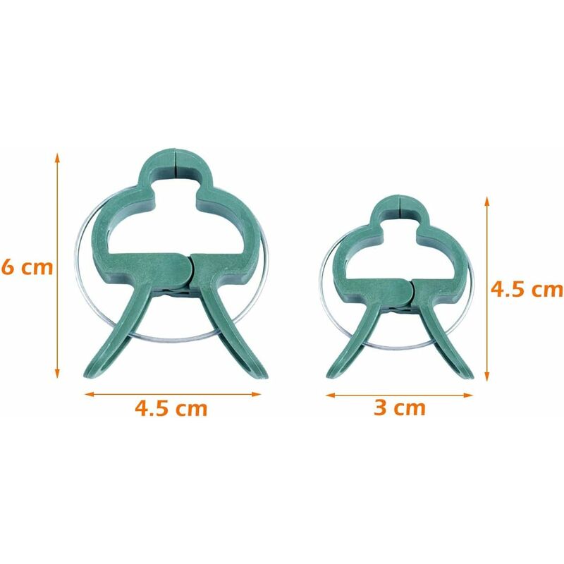 Garden For Tomatoes, 40 pcs Plant Clips Climbing Plants Reusable Climbing Plant Support For Greenhouse Gardening