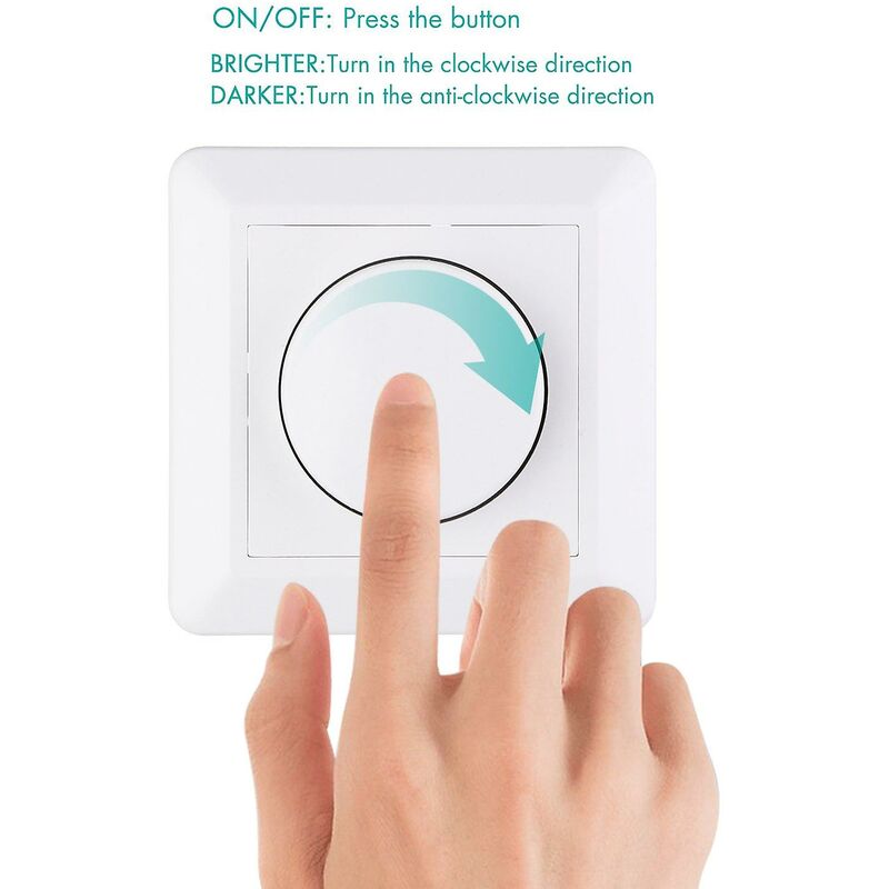 Light LED Dimmer Switch,220-240V 5-200W Smart Button Switches And Dimmers Light LED Dimmer Switch