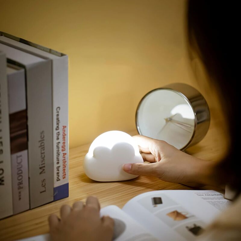 Children'S Night Light Cloud Lamp Maternity Bedside Lamp Rechargeable Baby ROom Newborn Girl Gift