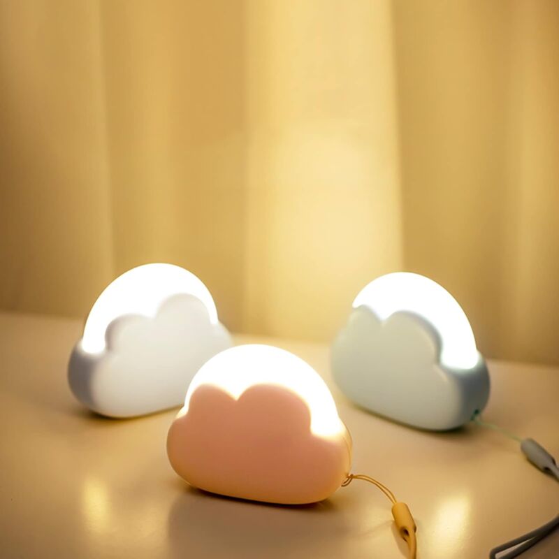 Children'S Night Light Cloud Lamp Maternity Bedside Lamp Rechargeable Baby ROom Newborn Girl Gift