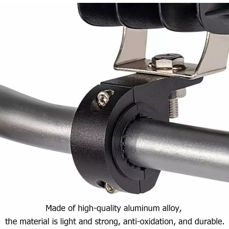 Universal 25Mm-30Mm Work Light Mounting Bracket Fog Light Bull Bar Bumper Mount Holder For Off-ROad Vehicle Car Truck