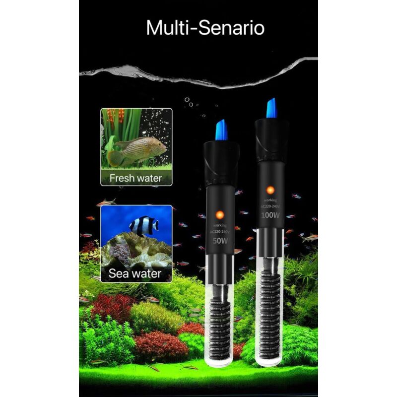 Classic Aquarium Heater For Fish Tank And Turtle 50W (Y1-50W)