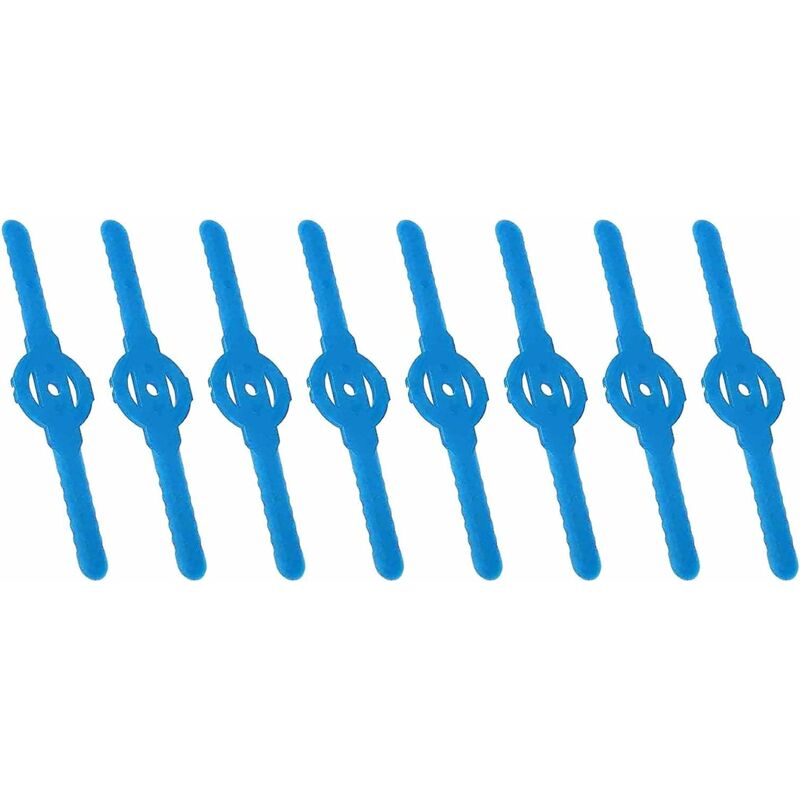 8 pcs Plastic Trimmer Replacement Blades For Grass Trimmer Plastic Lawn Mower Blades, Grass Trimmer Brush Cutter Grass