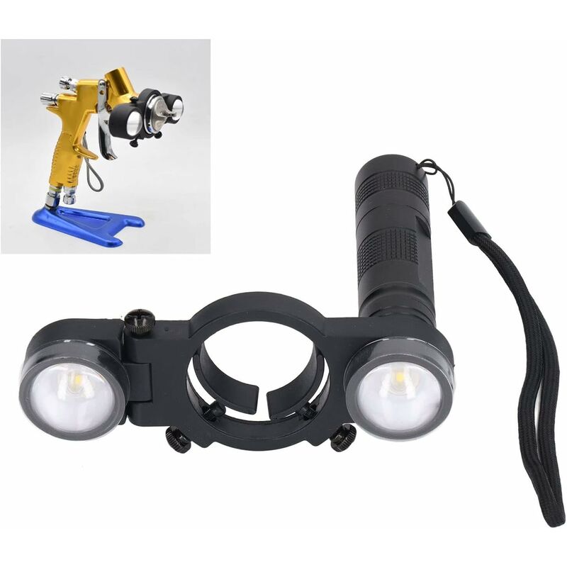 LED Paint Spray Gun Light, Universal LED Paint Spray Gun Light With Adjustable Brightness, For Automotive And Household