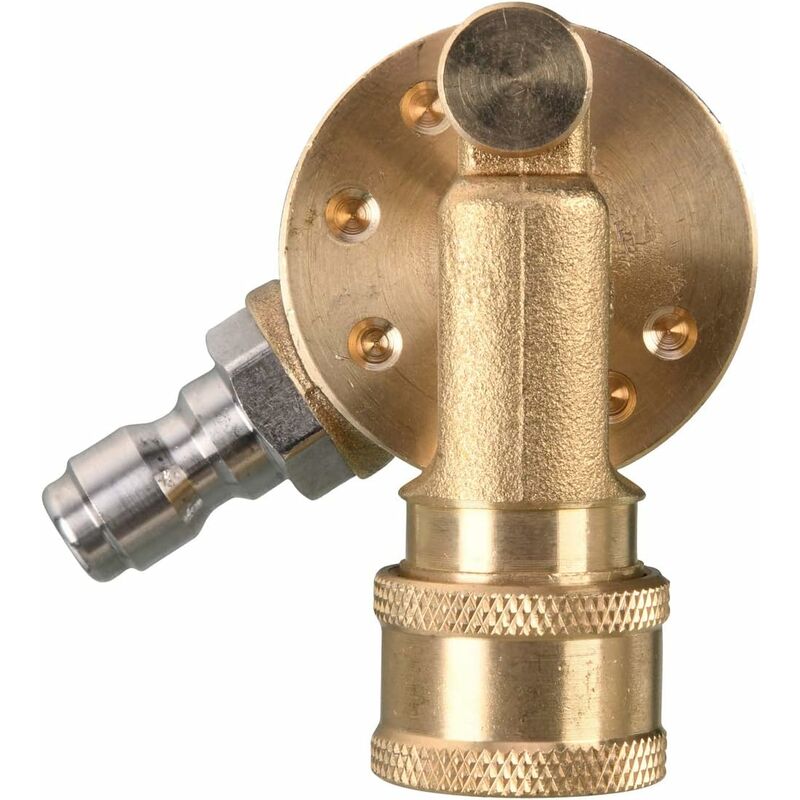 DAily Swivel Coupler Tool For Pressure Washer Tips Gutter Cleaner Attachment 1/4 Inch Quick Disconnect 240 Degree 4500