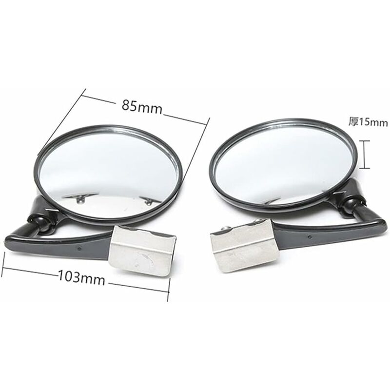 Car Blind Spot Mirrors, Universal Adjustable Auxiliary Mirror, Wide Angle Blind Spot Mirror, Observation Mirror, For