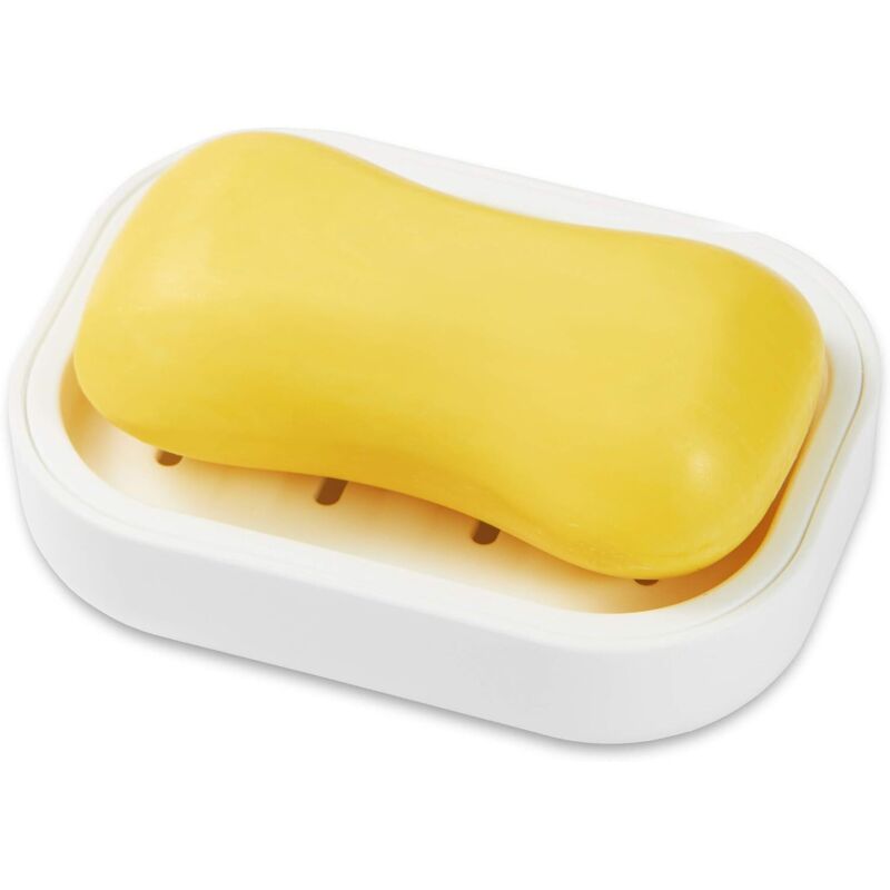 Bathroom Soap Dishes. Strong Drainage. Keep Soap Dry. Easy To Clean Soap Holder (White)