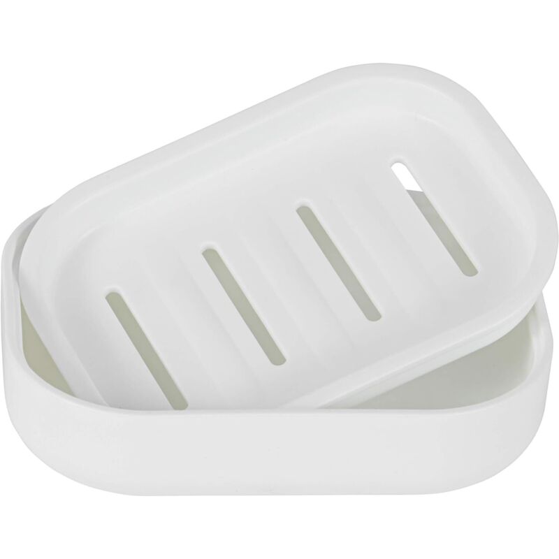 Bathroom Soap Dishes. Strong Drainage. Keep Soap Dry. Easy To Clean Soap Holder (White)
