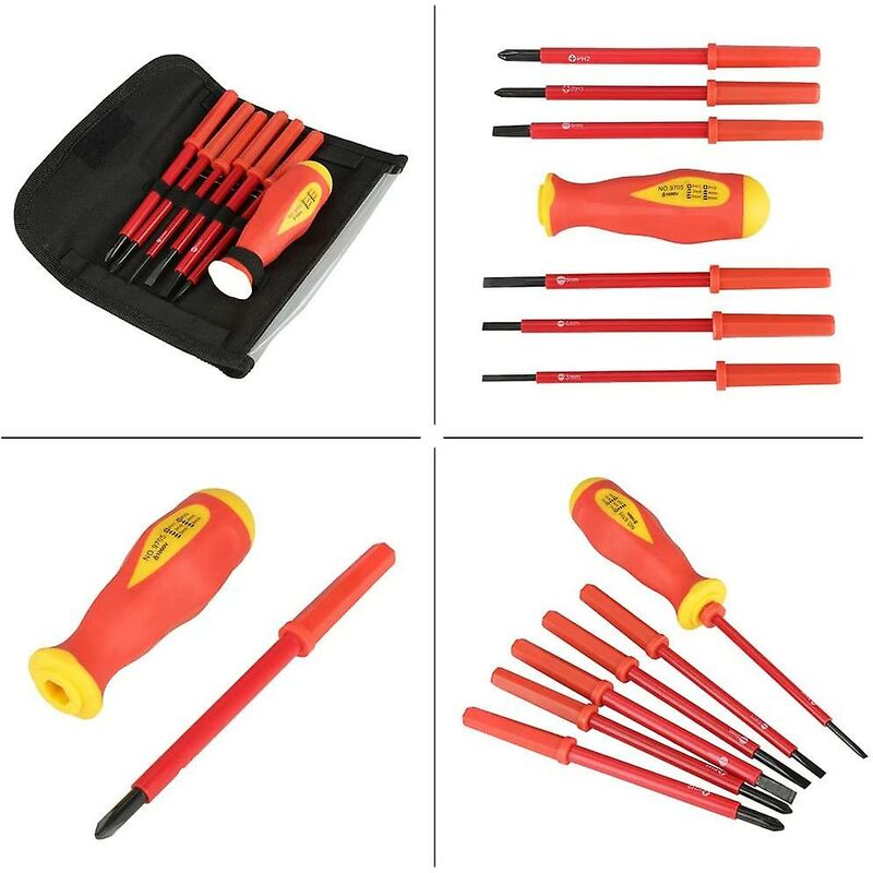 Cross Environmental Insulation Electrician Screwdriver, For Home Repairs, For Construction Workers, For Electricians