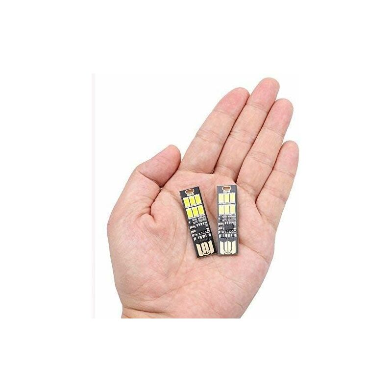 Global 5 Usb LED Lights For Laptop Keyboards, Super Bright With 6 LEDs And One Key Dimmer To Adjust The Light, Hang On