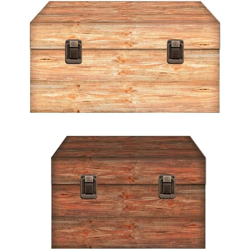 4 pcs U-Shaped Clasps For Chests, Boxes, Chests, Vintage Design In Brass 47 X 32 Mm, Bronze, Copper