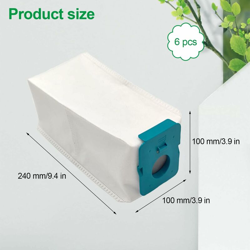 6 pcs Clean Station Dust Bags For Samsung Bespoke Vs20A95923W, Vacuum Cleaner Replacement Bags, Vacuum Cleaner Bags,