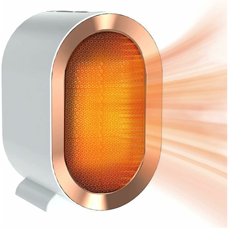 1200W Electric Ceramic Fan Heater With 2 Heat Settings And Overheat Protection Fast Heating And Quiet With Low Energy