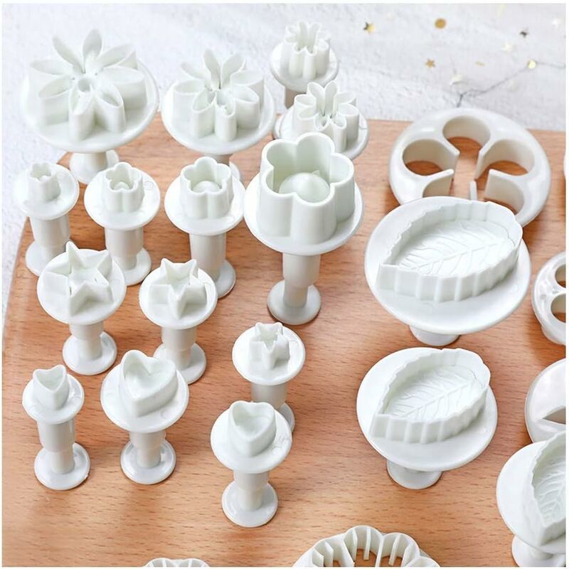 33 Pieces Fondant Cake Decorating Tools Set For Birthday Cake Decorating Fondant Cookie Sugar Paste