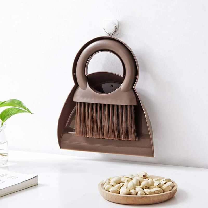 Dustpan And Brush Set Multifunctional Cleaning Tool Mini Sweeper With ROund Handle Dustpan Dustpan For Home Kitchen
