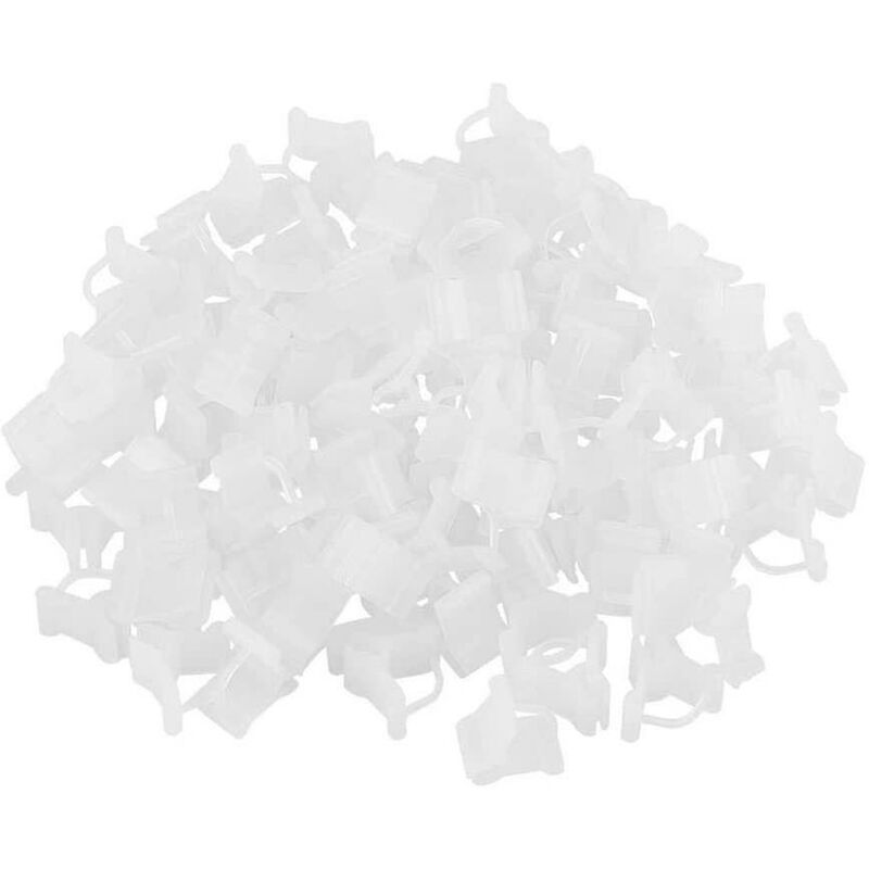 Gardening Grafting Clips 100 pcs Plastic Grafting Support Garden Clip Vegetable Vine Tomato Fruit Trees Mini Gardening