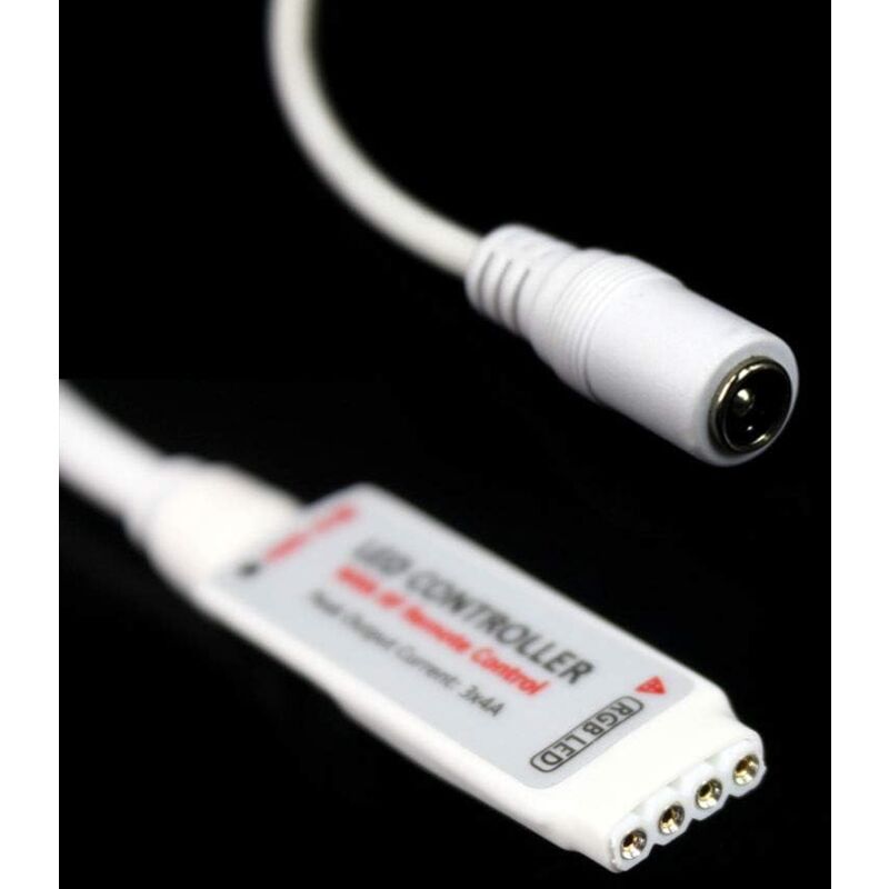 Ultrabright 17 Keys Rf Remote Control Wireless Remote Controller, 5V/12V/24V 12A Mini Controller For Rgb LED Strip