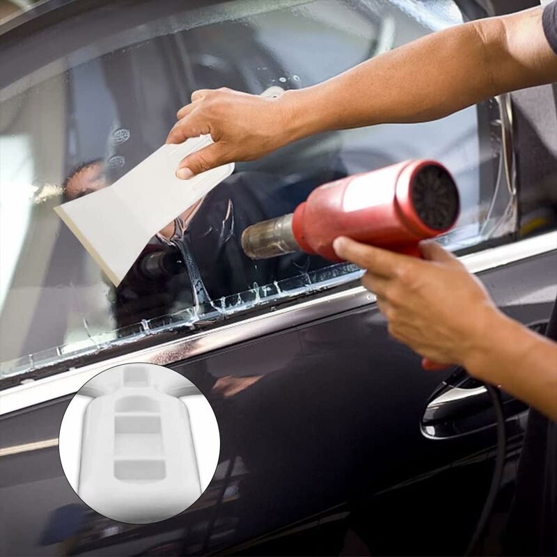 Multi-Purpose Silicone Window Squeegee, Car Window Film Wrapping Tools, For Car Window Film Installation, Front And
