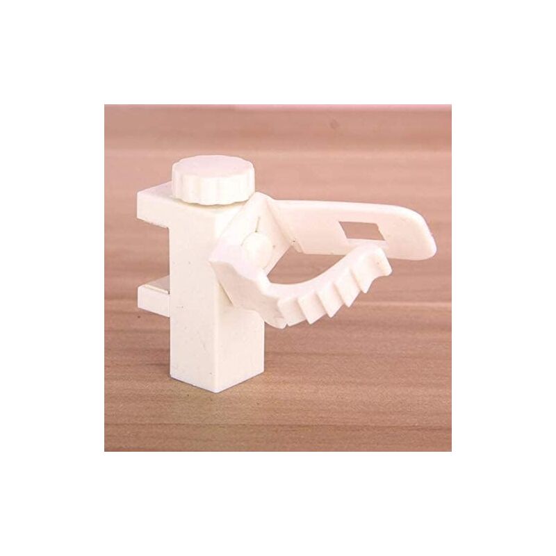 2 pcs Adjustable Crossbar Clamp Holder Curtain ROd Holder Towel Storage Rack Hook For Organizer