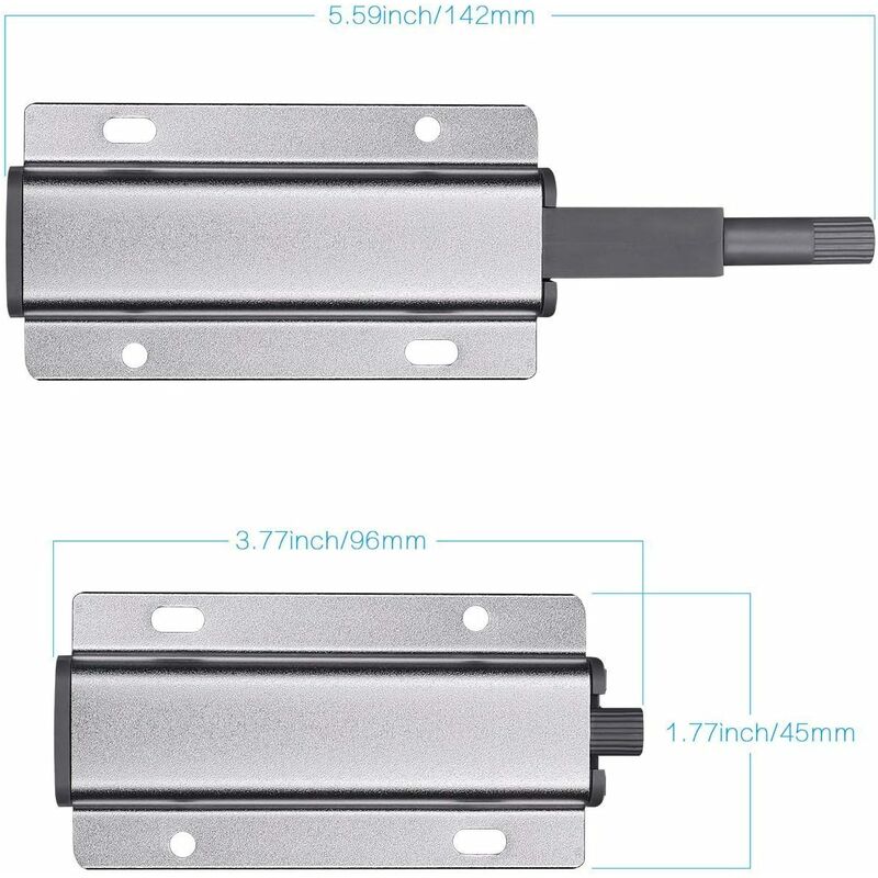 Push To Open Magnet Cabinet Door, 4 pcs Magnetic Latch Push Open DAmper, Push To Open DAmper For Door, Drawer, Furniture