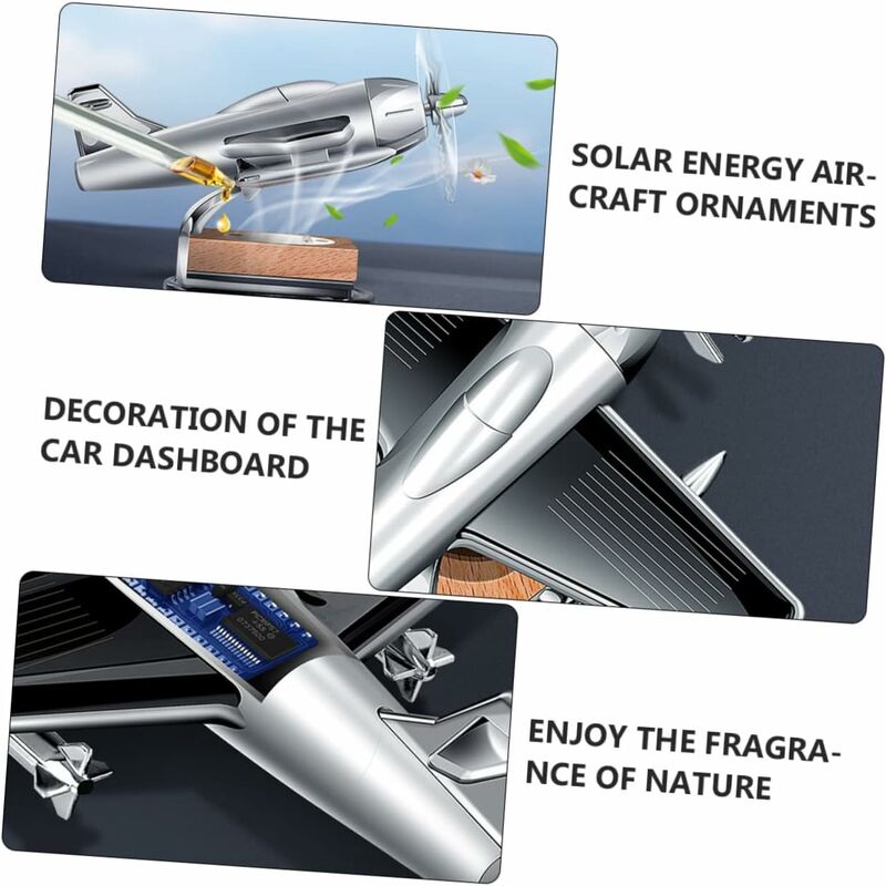 2 pcs Airplane Perfume Ornament Car Diffuser Essential Oil Diffuser Car Diffusers For Essential Oils Solar Air